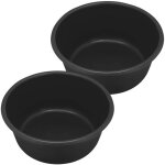 Kotarbau� 2x 14l bol de construction bac de construction ? 400mm r�cipient de m�lange pvc noir grande ...