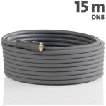 Kr�nzle - tuyau haute pression en treillis d'acier 15 m nw 8 400 bar 2sn version alimentaire gris / bleu ...