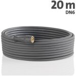 Kr�nzle - tuyau haute pression en treillis d'acier 20 m nw 6 210 bar 1sn version alimentaire gris / bleu ...