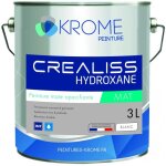 Krome crealiss hydroxane - peinture murs et plafonds ? intrieur couleur: blanc - conditionnement: 3l ...