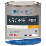 Krome peinture - krome fer peinture - laque glycéro antirouille intérieur et extérieur conditionnement: ... Krome peinture - krome fer peinture - laque glycéro antirouille intérieur et extérieur conditionnement: ...