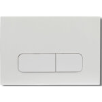 Plaque de d�clenchement rectangulaire compatible avec le b�ti - support sigma geberit - blanc