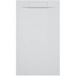 Kroos ® - receveur de douche gris 7035, texture pierre zeus, grille de couleur - 80 x 70 cm Kroos ® - receveur de douche gris 7035, texture pierre zeus, grille de couleur - 80 x 70 cm