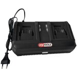 Ks tools - double chargeur rapide - chargeur batterie 18v - 8a - 515. 4706f