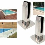 Kzq - lot de 2 pinces en verre pour escaliers - en acier inoxydable 304 - pince de fixation pour garde ... Kzq - lot de 2 pinces en verre pour escaliers - en acier inoxydable 304 - pince de fixation pour garde ...