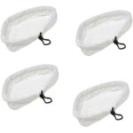Kzq - 4pcs serpillères balai à vapeur triangulaire en microfibre pour h2o?x5?s302?s001 mop Kzq - 4pcs serpillères balai à vapeur triangulaire en microfibre pour h2o?x5?s302?s001 mop