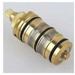 Kzq - cartouche thermostatique et poignée en laiton pour le bain douche pour mitigeur mélangeur barre ... Kzq - cartouche thermostatique et poignée en laiton pour le bain douche pour mitigeur mélangeur barre ...