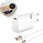 Kzq ? chargeur rapide usb 120w ? c�ble usb c 1m ? courant jusqu'� 6a ? compatible xiaomi 14t pro, redmi ...