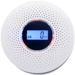 Kzq - dtecteur de fume et de monoxyde de carbone 2 en 1 - protection incendie et scurit contre le ...