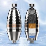 Kzq - filtre de douche avec rappel de temps, filtre de douche avec vitamine c pour eau dure, filtre anti ...