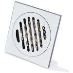 Kzq - grille douche anti cheveux siphon de sol en acier inoxydable Épais drain de douche carré anti - ... Kzq - grille douche anti cheveux siphon de sol en acier inoxydable Épais drain de douche carré anti - ...