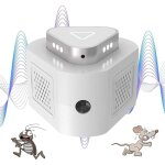 Kzq - rpulsif ultrasonique - pour intrieur et extrieur - rpulsif contre les rongeurs - avec ultrasons ...