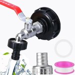 Kzq - robinet cuve 1000l plastique, 3 / 4 ibc bouchon cuve 1000l, s606 robinet recuperateur eau de pluie, ...