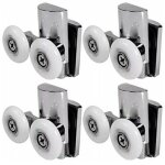 Kzq - roulettes de porte de douche de 23 mm pour le haut ou le bas, adaptées aux portes coulissantes ... Kzq - roulettes de porte de douche de 23 mm pour le haut ou le bas, adaptées aux portes coulissantes ...