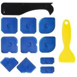 Lablanc - 12 pi�ces lisseur joint silicone, grattoir � d�jointer carrelage, outil de lissage et enl�vement ...