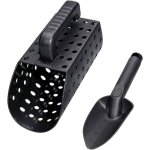 Lot de 2 cuillères à sable avec pelle, pelle à sable de plage, tamis à main, outil professionnel de chasse ... Lot de 2 cuillères à sable avec pelle, pelle à sable de plage, tamis à main, outil professionnel de chasse ...