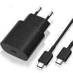 Lablanc - 25w chargeur usb c secteur charge rapide pour samsung galaxy s24 / s23 / s22 / s21 ultra / ...