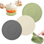 Lablanc - lot de 3 maniques en silicone, 16 cm, multi - usages, rondes et durables, antidrapantes, pour ...