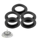 Lot de 5 joints d'�tanch�it� pour bonde de baignoire, lavabo, lavabo de salle de bain, joint � l�vre, ...