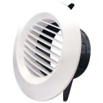 Lablanc - 75mm grille de ventilation en plastique aeration ronde pour intérieur et extérieur entrées ... Lablanc - 75mm grille de ventilation en plastique aeration ronde pour intérieur et extérieur entrées ...