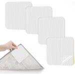 Anti derapant tapis, 4 pcs tapis antidrapant autocollant antidrapant tapis vacuum tech anti glisse ...