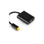 Lablanc - cble optique audio splitter 1 en 2 sorties rpartiteur de cble audio optique toslink, adaptateur ...