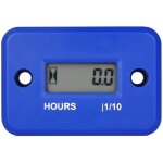 Compteur d'heures inductif num�rique �tanche ip68, fonctionne sur 2 / 4 temps divers de ztr / tondeuse ...