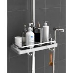 Lablanc - Étagère douche sans percage porte savon douche support pour rangement et organisation de la ... Lablanc - Étagère douche sans percage porte savon douche support pour rangement et organisation de la ...