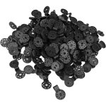 Fixation toile ombrage 100 pi�ces, faciles enlever clips de fixation noir, anti - oxydation fixation ...