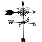 Girouette pour le jardin, indicateurs de direction du vent en métal avec ornement de flèche, girouettes, ... Girouette pour le jardin, indicateurs de direction du vent en métal avec ornement de flèche, girouettes, ...
