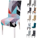 Lablanc - housse de chaise, 6 pieces extensible amovible lavable moderne couverture de chaise pour salle ...