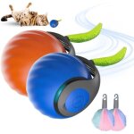 Jouet chat interactif, 2025 nouveau jouet pour chats balle interactive avec queue en peluche, jouets ... Jouet chat interactif, 2025 nouveau jouet pour chats balle interactive avec queue en peluche, jouets ...