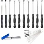 Lablanc - kit de cl de rglage de carburateur dbroussailleuse et trononneuse, lot de 10 outil de rglage ...