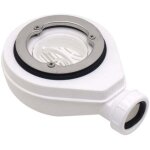 Lablanc - kit de trou de vidange de bac de douche, blanc, kit de vidange bac de douche, drain de douche ...