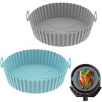 Lablanc ? moule air fryer, 2 pi�ces moule silicone air fryer, accessoire silicone air fryer accessoires ...