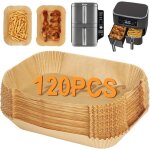 Lablanc - papier cuisson pour air fryer ninja double stack xl sl400eu 9, 5l, 120 pices accessoire pour ...