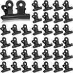 Lablanc - pince bulldog, 50 pices 22mm bulldog binder clips bureau binder clips pinces papier fichier ...