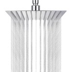 Lablanc - pommeau de douche carr� 10 pouces tete de douche pluie pommeau de douche carr� en acier inoxydable ...