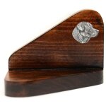 Labrador retriever - bougeoir en bois avec chien, photophore, m�morial pour chien par art - dog