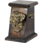 Labrador retriever - urne funraire pour chien, lgante urne avec statuette, urne funraire avec buste ...