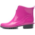 Ladeheid bottes en caoutchouc pour femmes courtes bottines imperm�ables bottes de pluie �l�gantes et ...