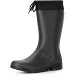 Ladeheid bottes de pluie bottes en caoutchouc en pvc mixte adulte la - 958 (noir, 39 eu)