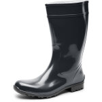 Ladeheid bottes de pluie femme en caoutchouc pvc avec semelle ext�rieure antid�rapante 100% imperm�able ...