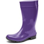 Ladeheid bottes de pluie femme en caoutchouc pvc avec semelle ext�rieure antid�rapante 100% imperm�able ...