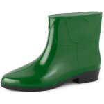 Ladeheid bottines bottes de pluie chaussure femme lazt201801 (vert, 40 eu)