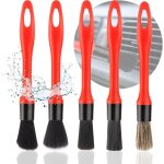 Lot de 5 brosses de nettoyage en microfibre pour voiture, moto, roues, tableau de bord, intérieur, extérieur, ... Lot de 5 brosses de nettoyage en microfibre pour voiture, moto, roues, tableau de bord, intérieur, extérieur, ...