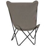 Lafuma mobilier - fauteuil papillon - maxi pop up - airlon - marron gres -