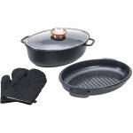 Laguiole cuisson - braisi�re noir 38cm -  aliz�e
