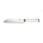Laguiole cuisson - couteau santoku blanc 32cm -  el�gance