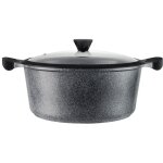 Laguiole cuisson - faitout noir 24cm -  charbon